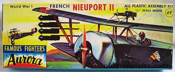 Aurora 1/48 Nieuport 11, 101-69 plastic model kit